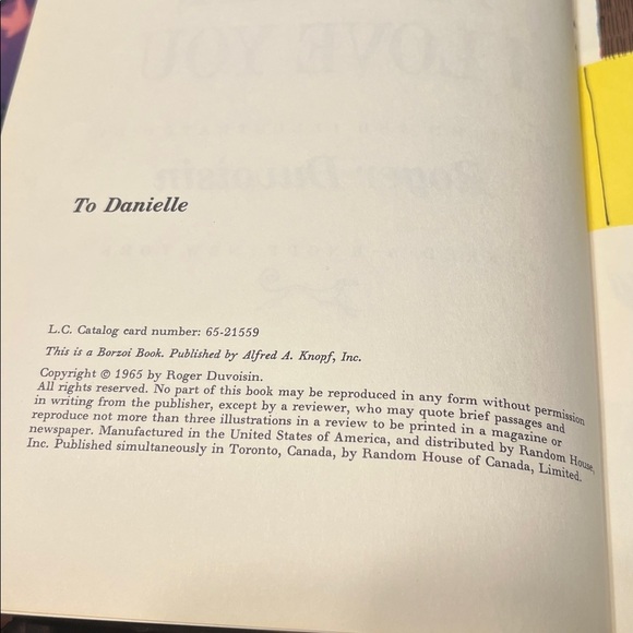 Petunia,I Love You by Roger Duvoisin/Trubloff by John Burningham (1964, FAIR) - Picture 4 of 7